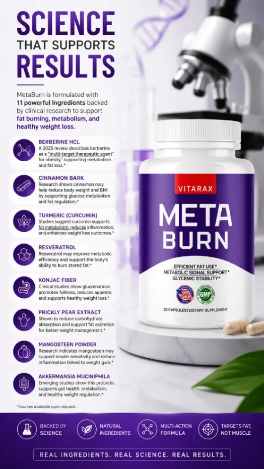 How MetaBurn works by supporting weight management habits through natural ingredient synergy and daily routine consistency