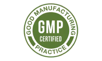 Made in a GMP certified facility ensuring controlled production processes and consistent quality standards
